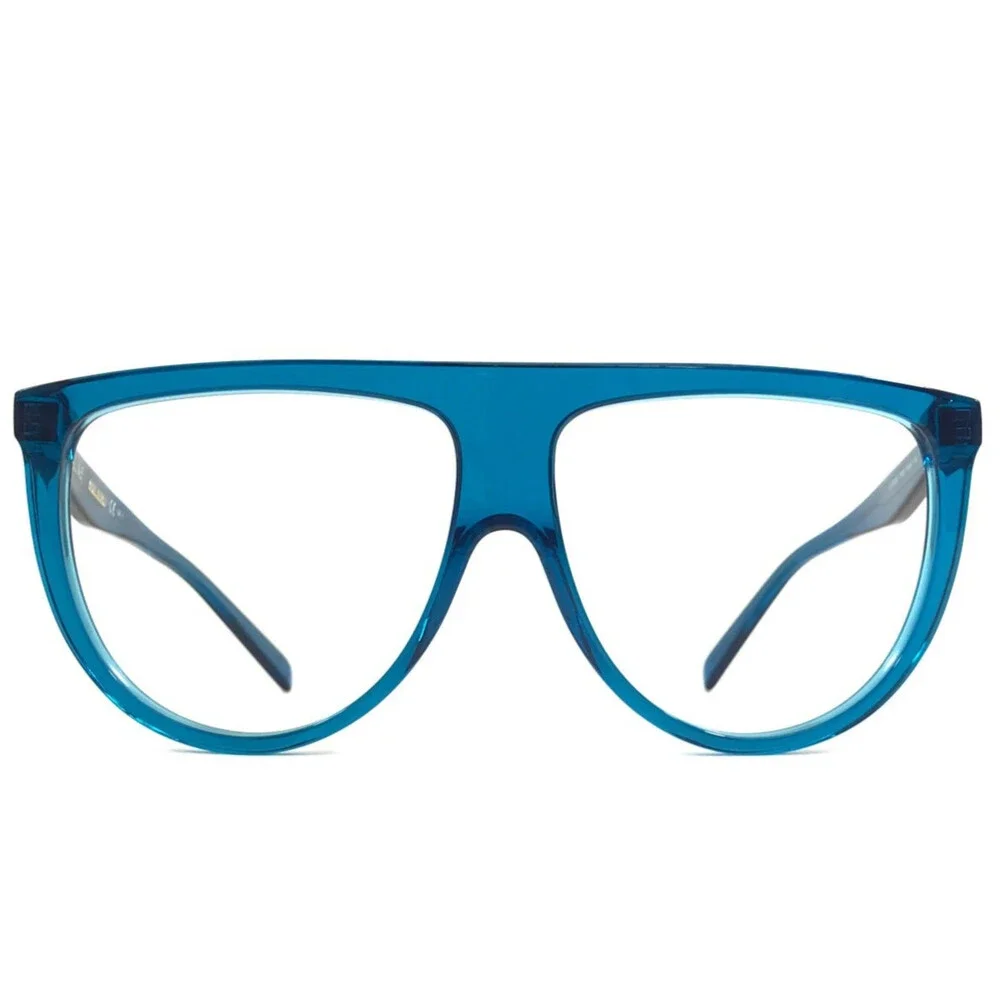 Celine Eyeglasses Frames CL41435/S T9185 Transparent Blue Full Rim 51-14-145